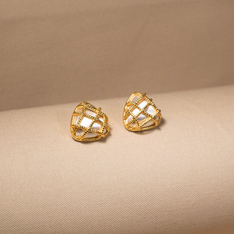 Geometric Glam Studs
