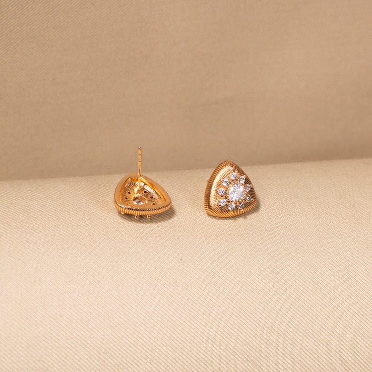 Geometric Sparkle Studs