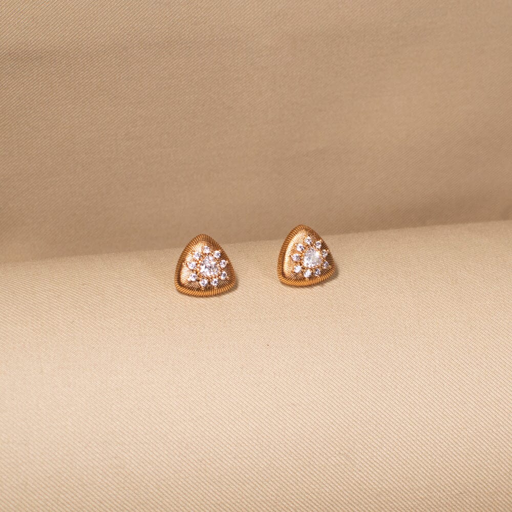 Geometric Sparkle Studs