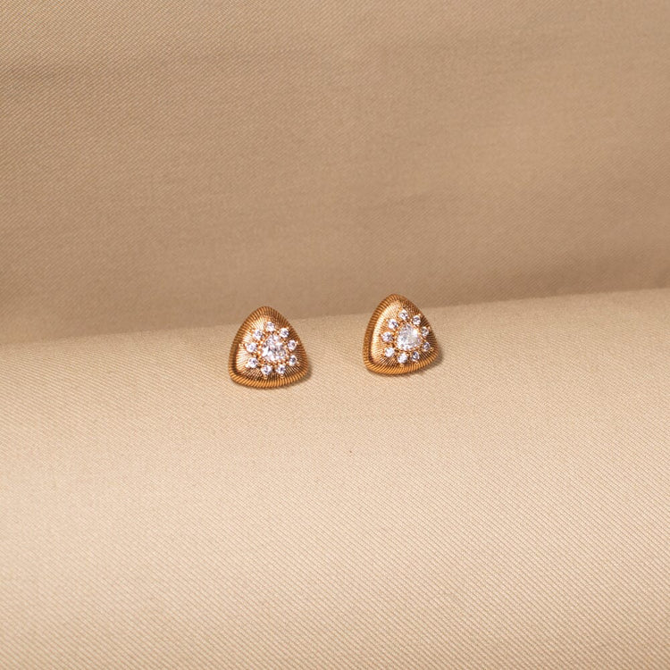 Geometric Sparkle Studs