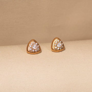 Geometric Sparkle Studs