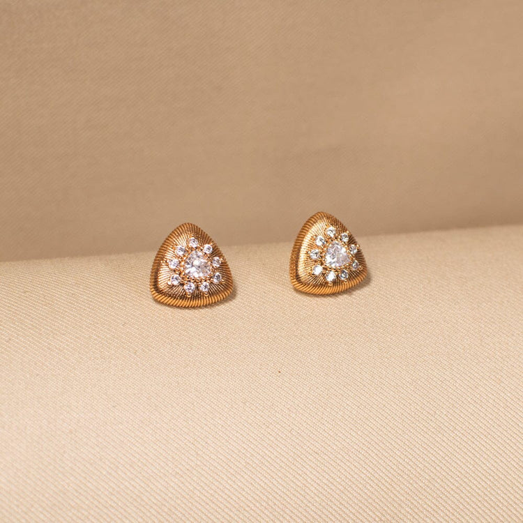 Geometric Sparkle Studs