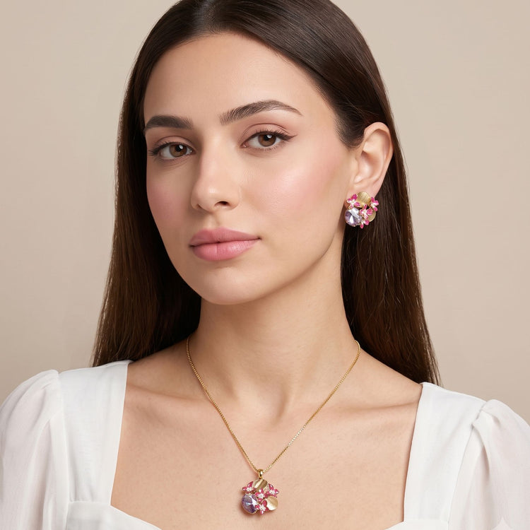 Georgie Pendant Set - Pink