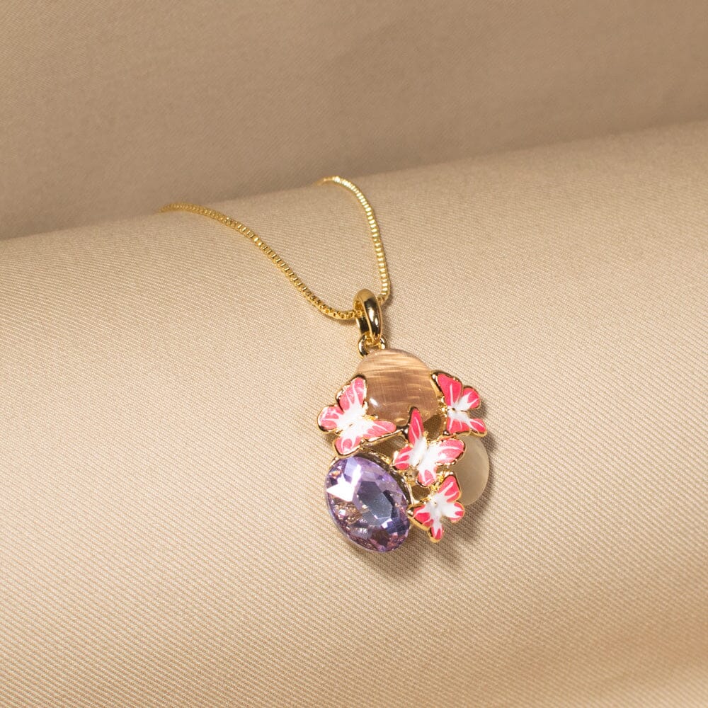 Georgie Pendant Set - Pink