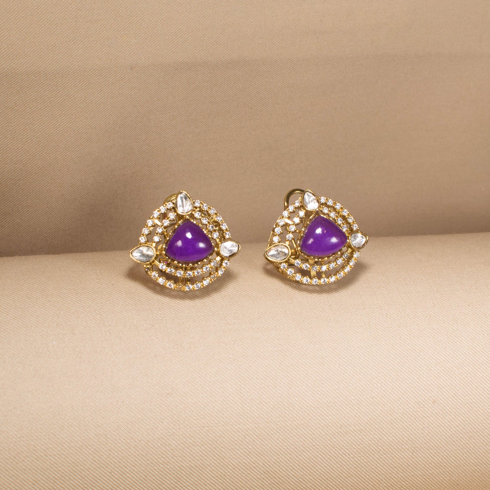 Gilded Grape Studs
