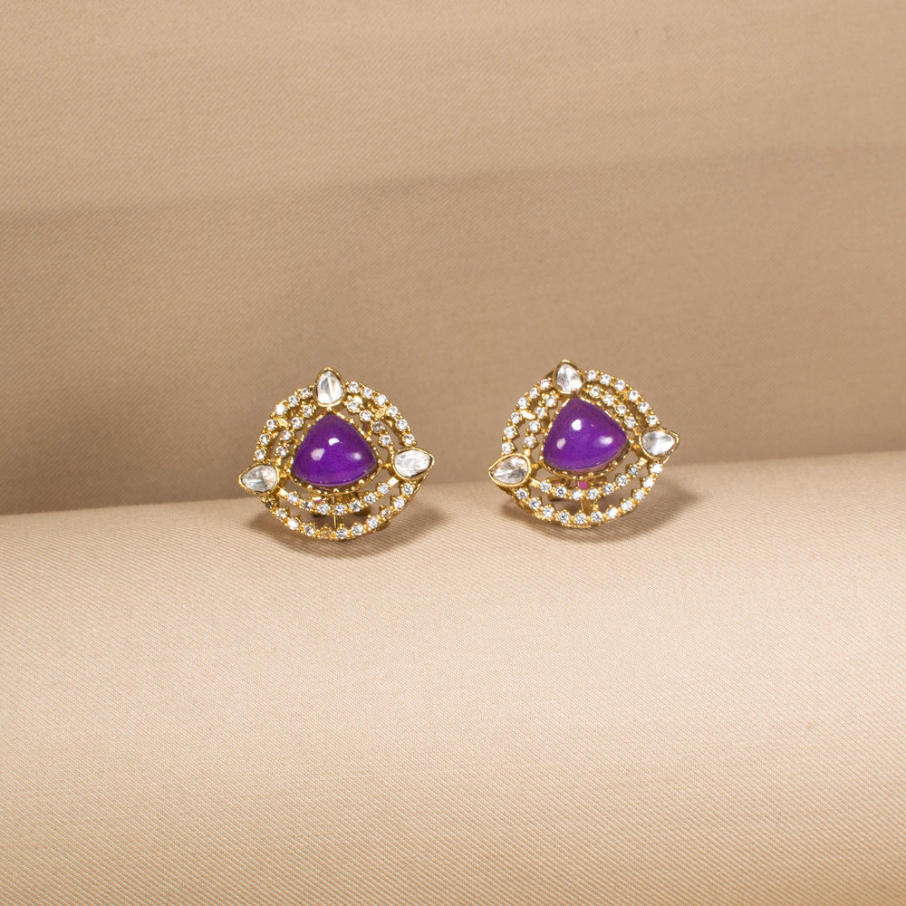 Gilded Grape Studs
