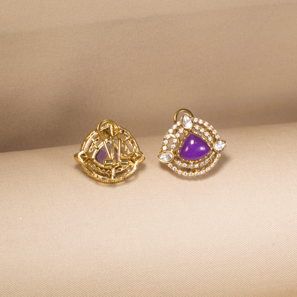 Gilded Grape Studs