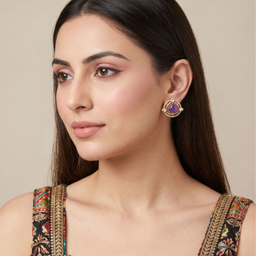 Gilded Grape Studs