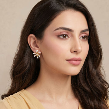 Gilded Jasmine Studs