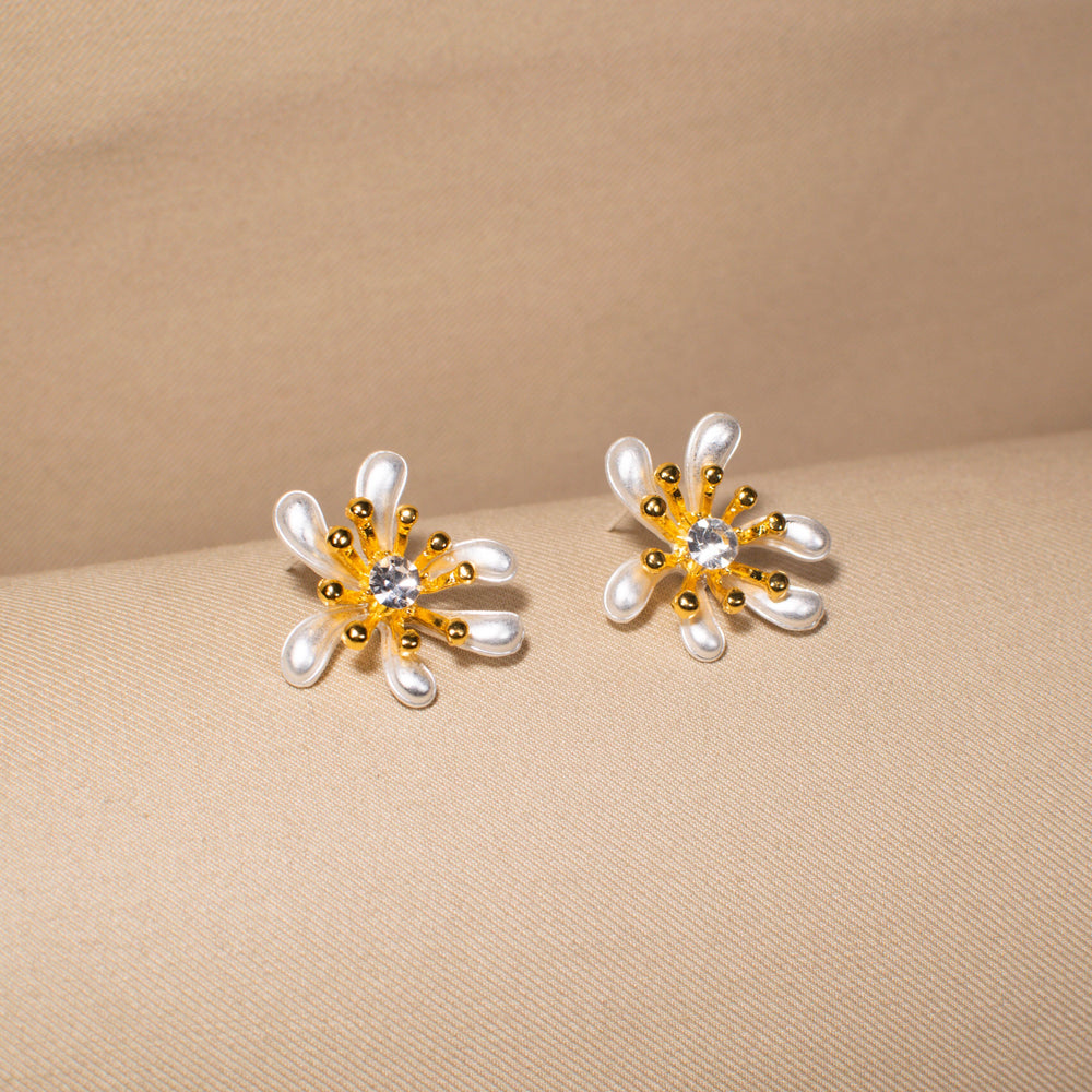 Gilded Jasmine Studs
