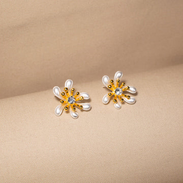 Gilded Jasmine Studs