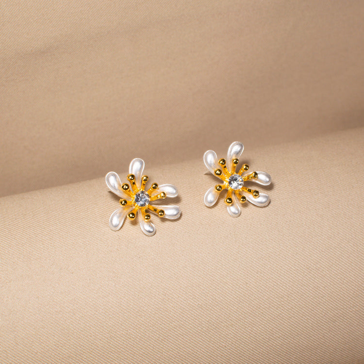 Gilded Jasmine Studs