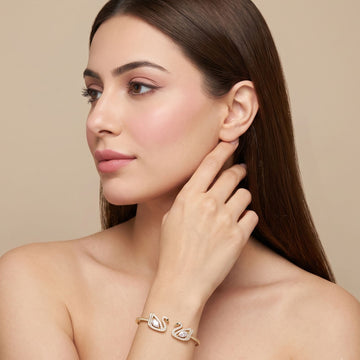 Gilded Swan Lake Bracelet