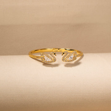 Gilded Swan Lake Bracelet