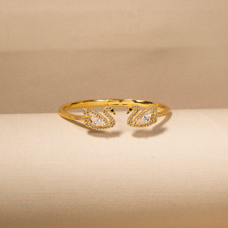 Gilded Swan Lake Bracelet
