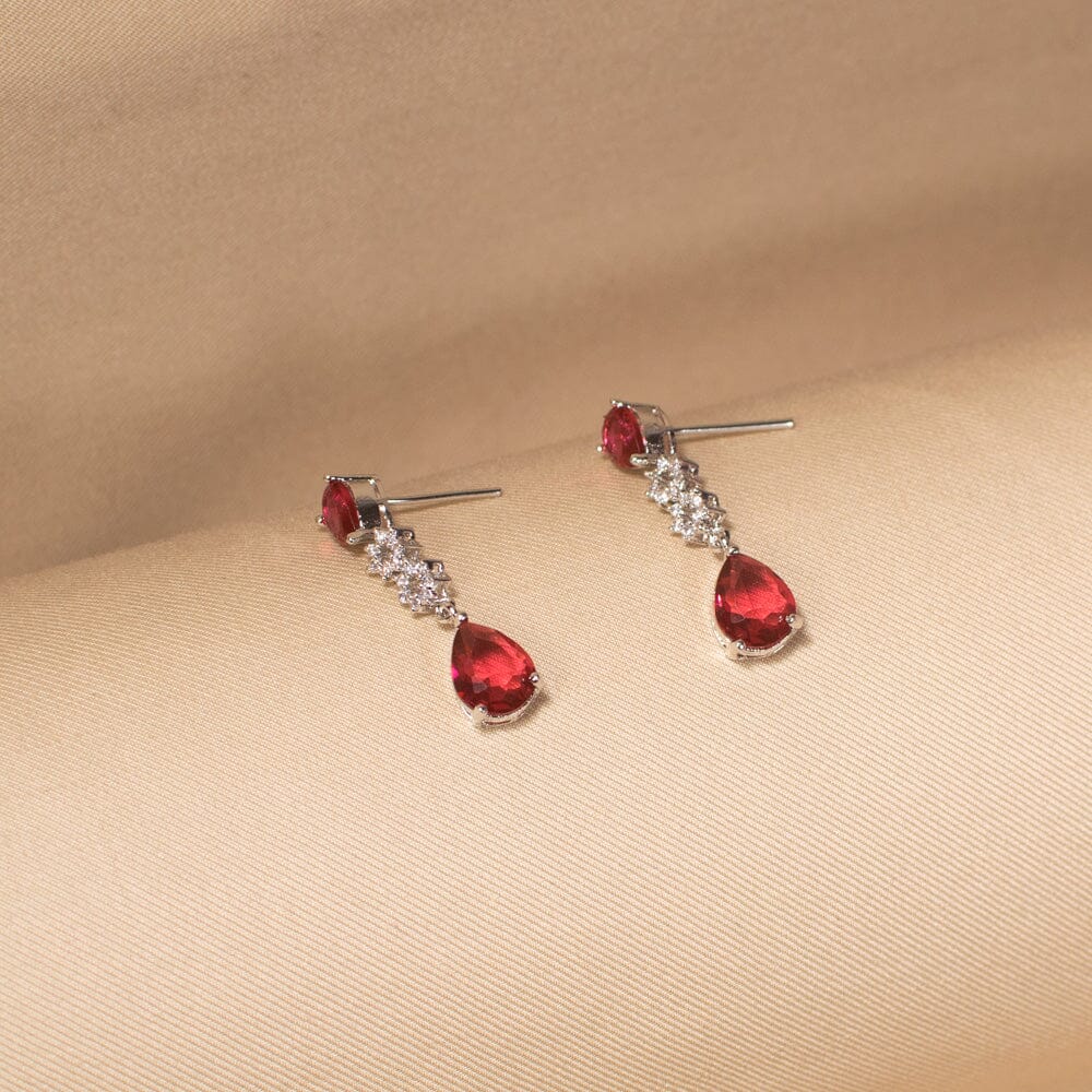 Giselle Necklace Set - Ruby