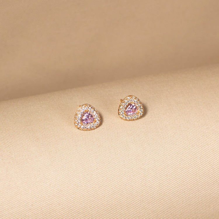 Glam Blush Studs