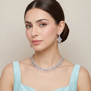 Glamour Rose Necklace Set
