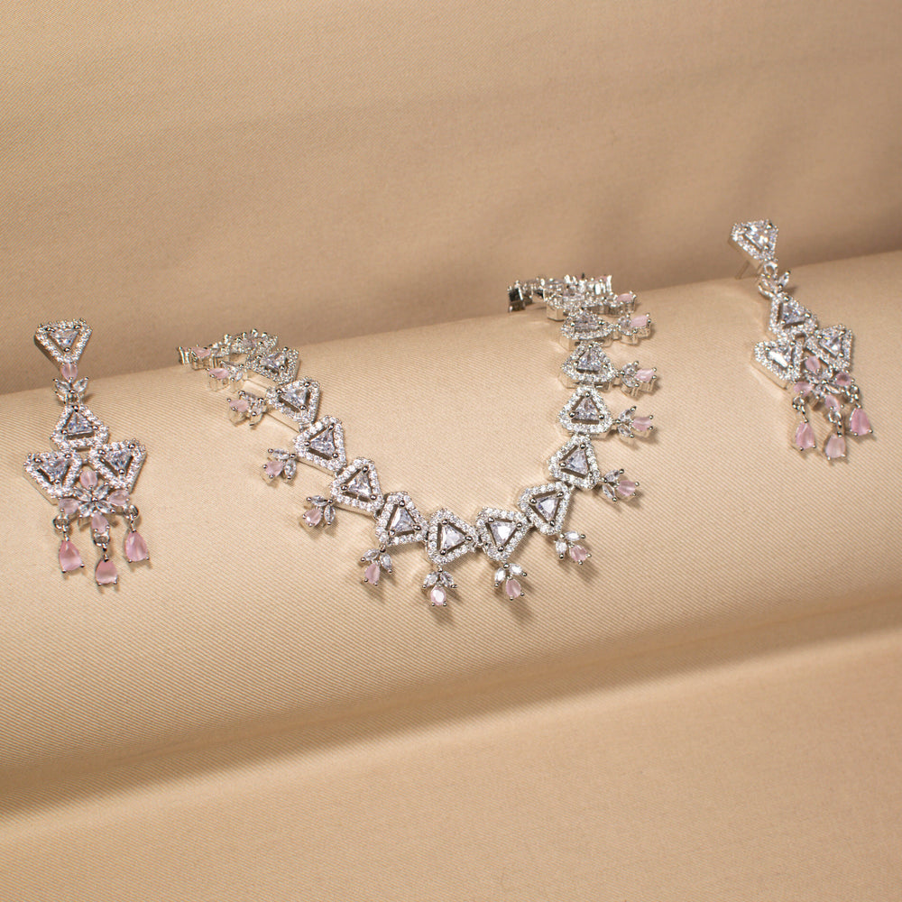 Glamour Rose Necklace Set