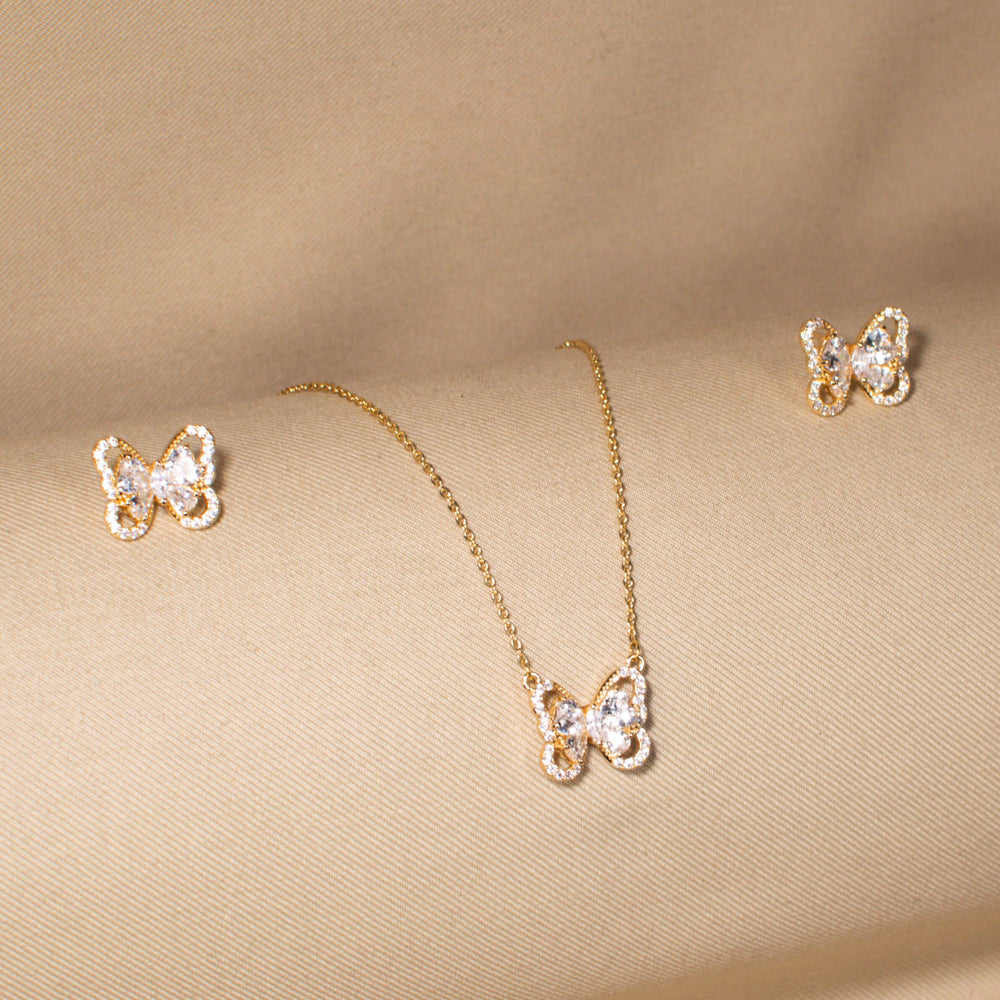 Glimmer Wing Pendant Set