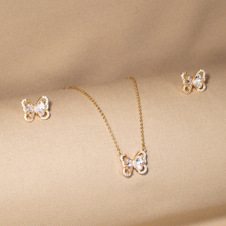 Glimmer Wing Pendant Set