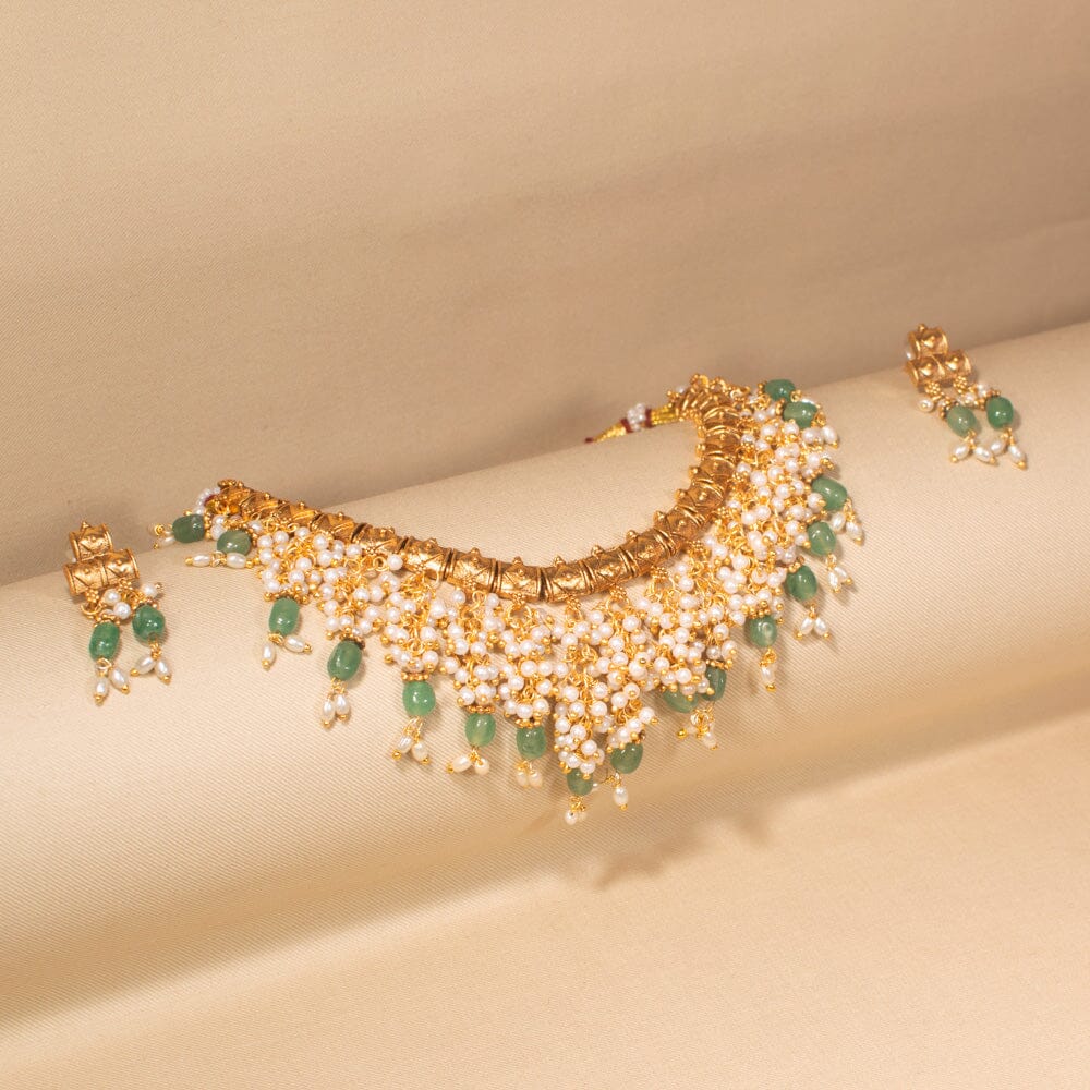 Gloria Necklace Set-Sparsh Collection