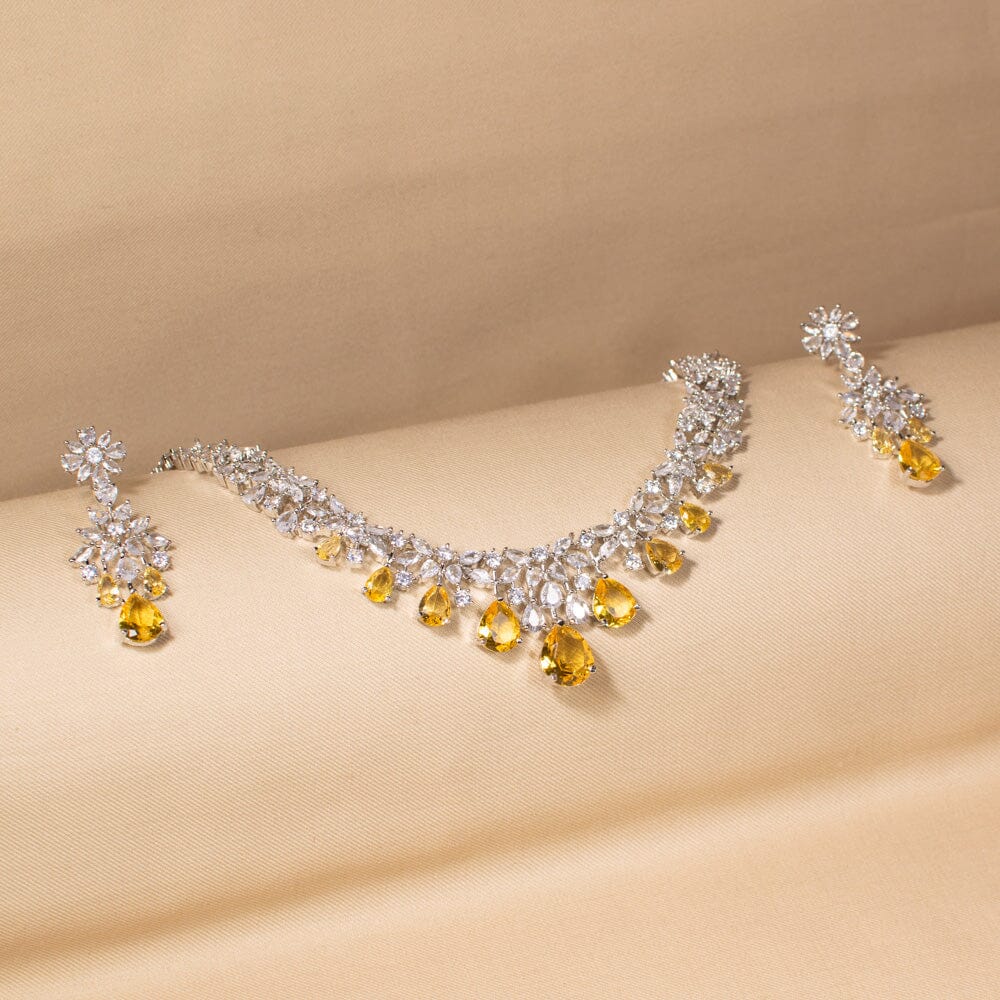 Glow Drop Luxe Necklace Set-Glitterati Collection