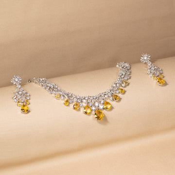 Glow Drop Luxe Necklace Set-Glitterati Collection