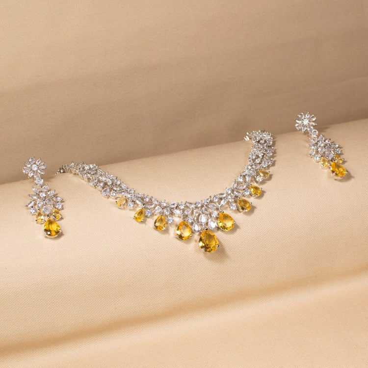 Glow Drop Luxe Necklace Set-Glitterati Collection