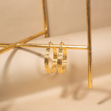 Glow Hoops Earrings- Minima Collection