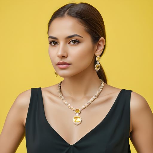 Golden Aura Necklace Set