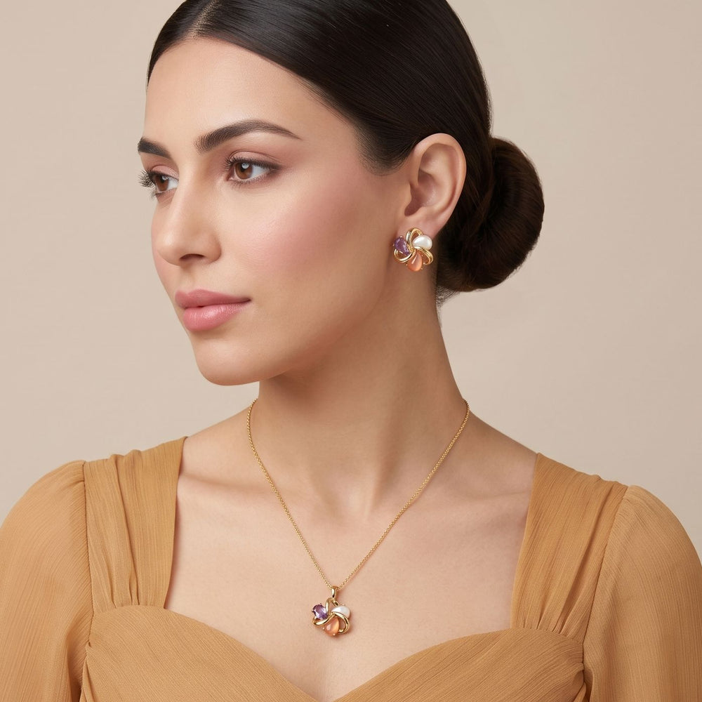 Golden Bloom Harmony Set
