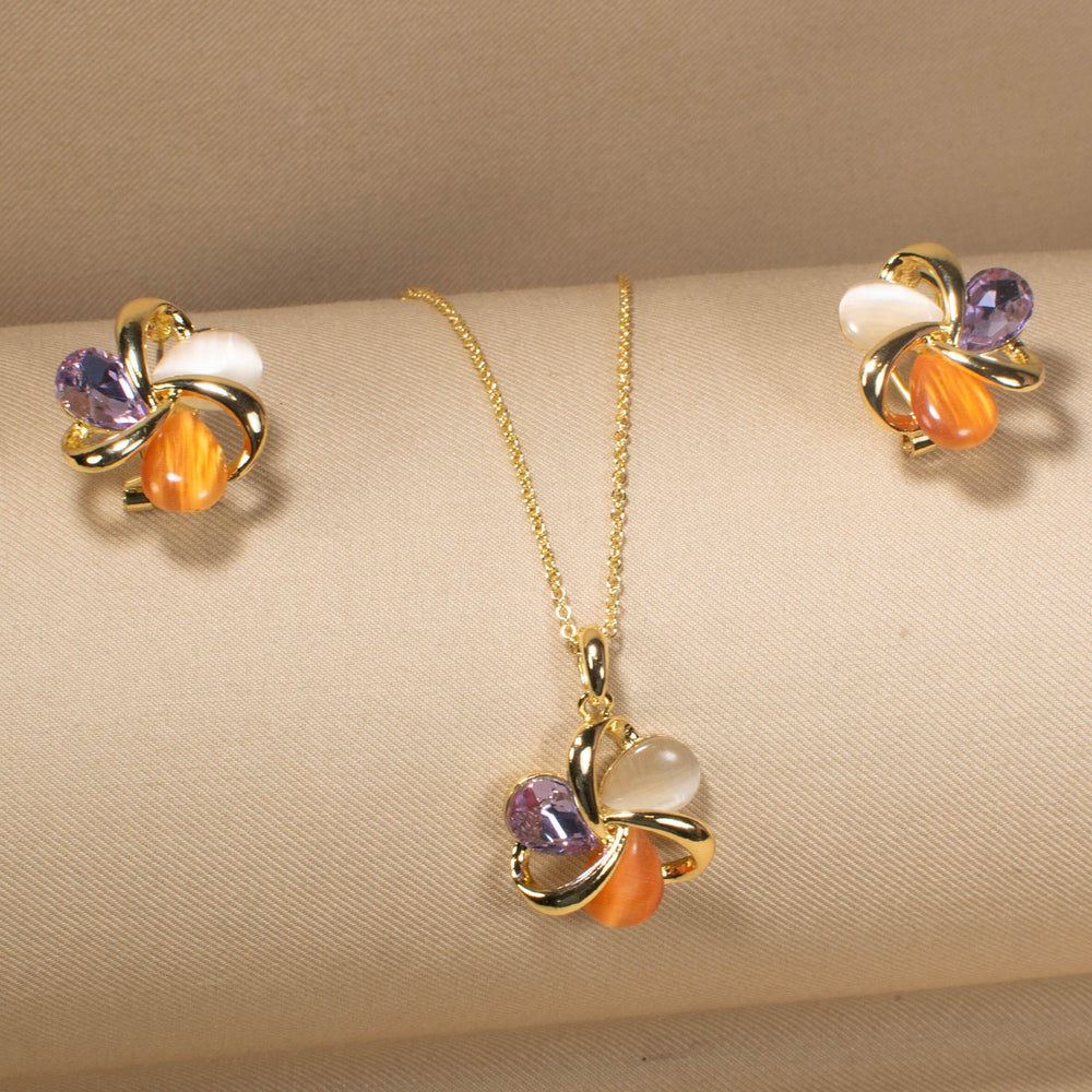 Golden Bloom Harmony Set