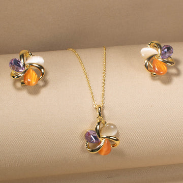 Golden Bloom Harmony Set