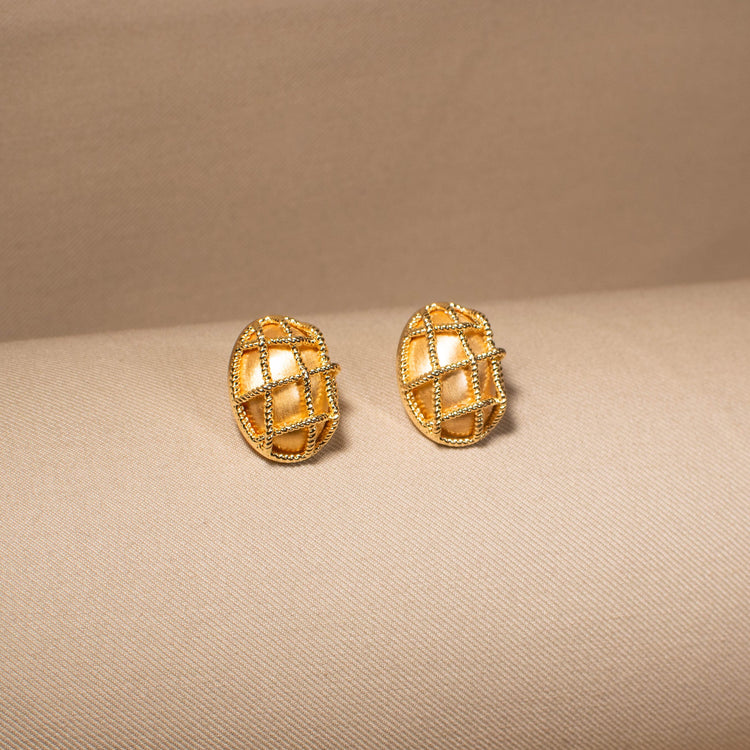 Golden Cage Studs