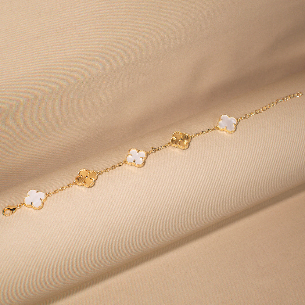 Golden Clover Bracelet