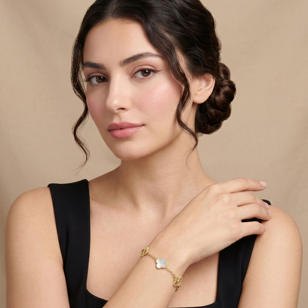 Golden Clover Bracelet