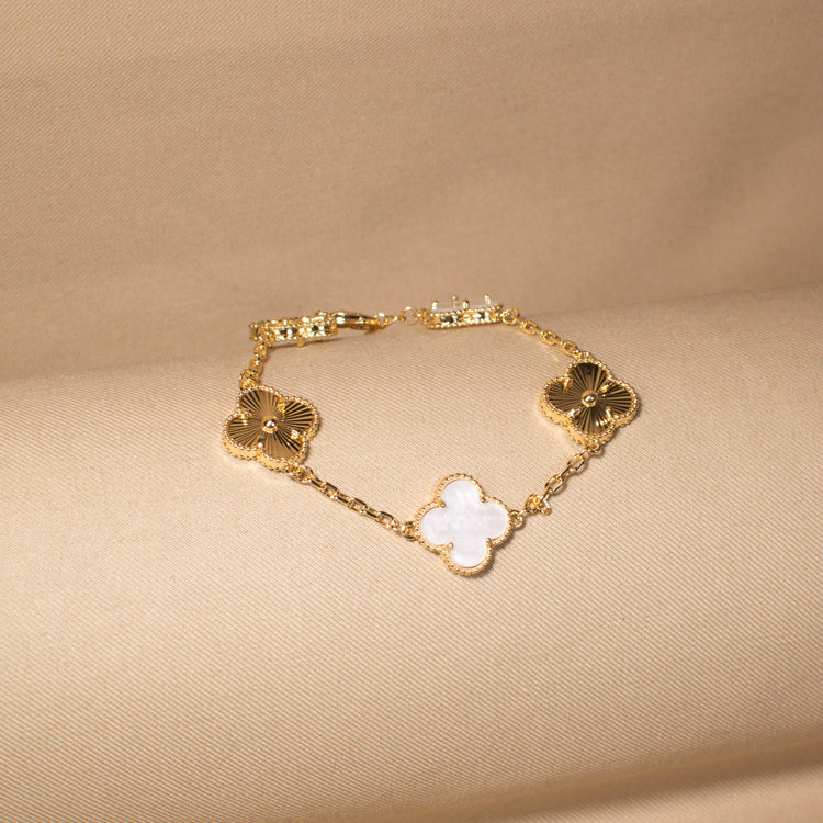 Golden Clover Bracelet