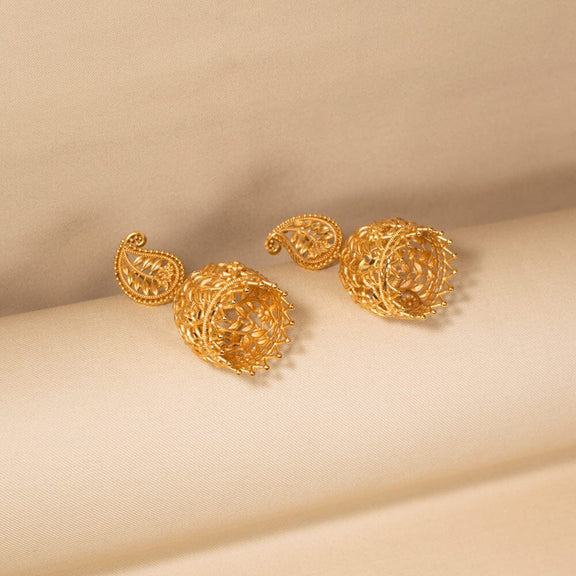 golden-darbar-gold-replica-jhumkas-alankar-collection-blingvine