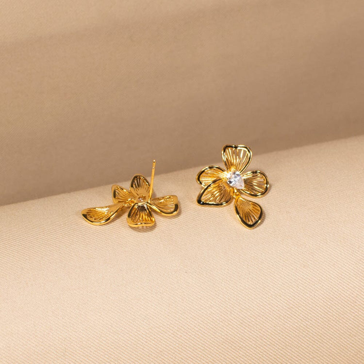Golden Glint Studs - Edgy Collection