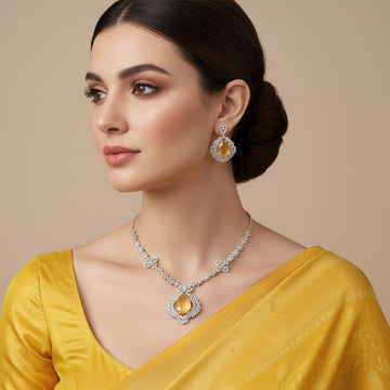 Golden Glow Necklace Set