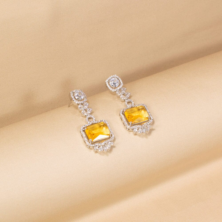 Golden Hour Necklace Set-Yellow-Glitterati Collection