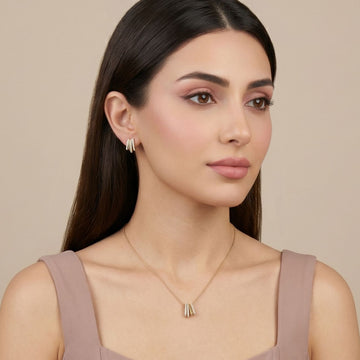 Golden Ray Pendant Set