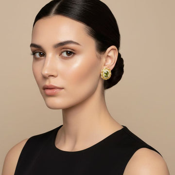 Golden Verdure Studs