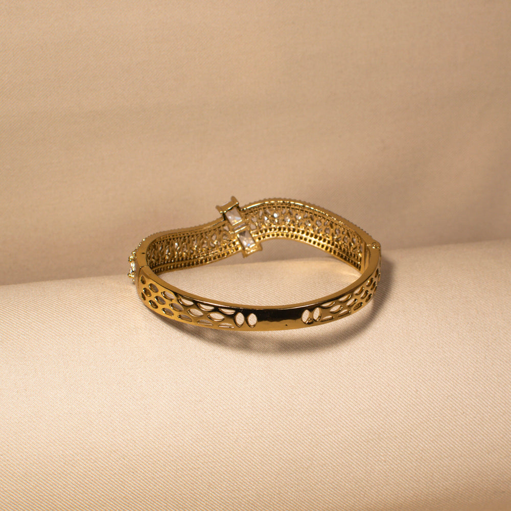 Golden Wave Bangle