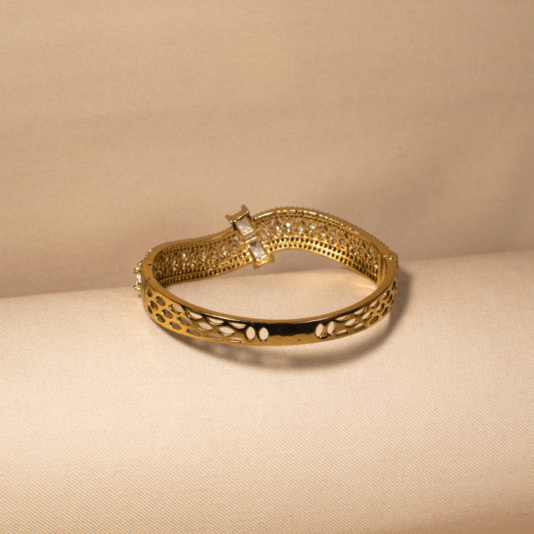 Golden Wave Bangle