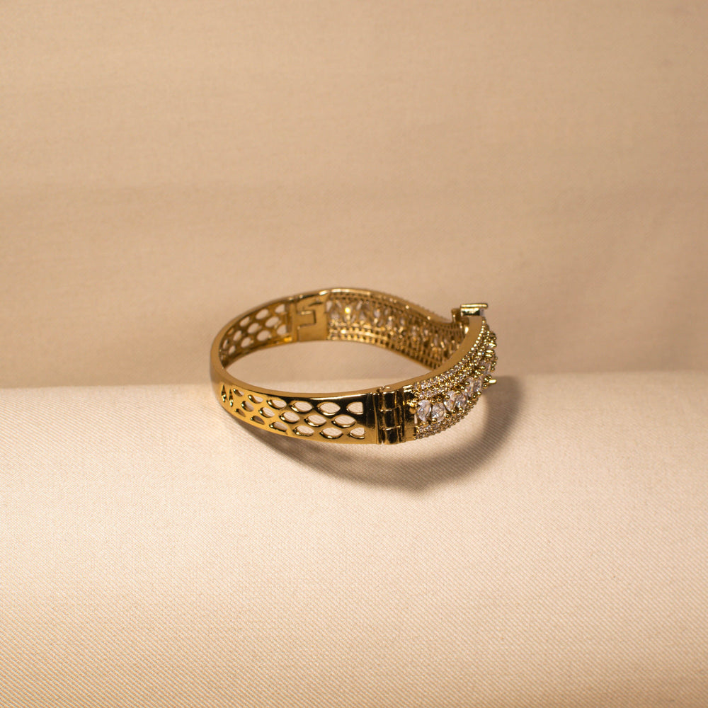 Golden Wave Bangle