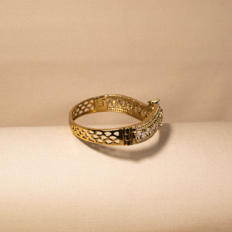 Golden Wave Bangle