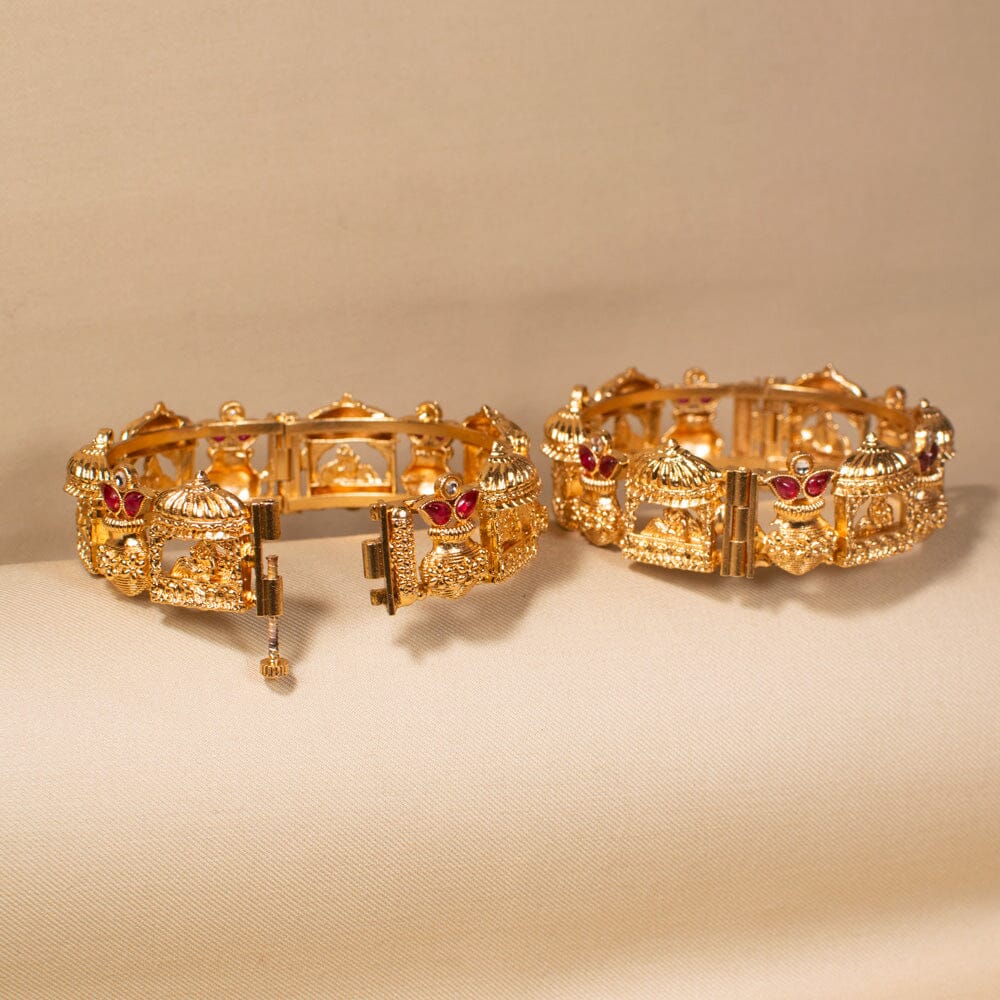 Gopuram Openable Kada - Pratha Collection