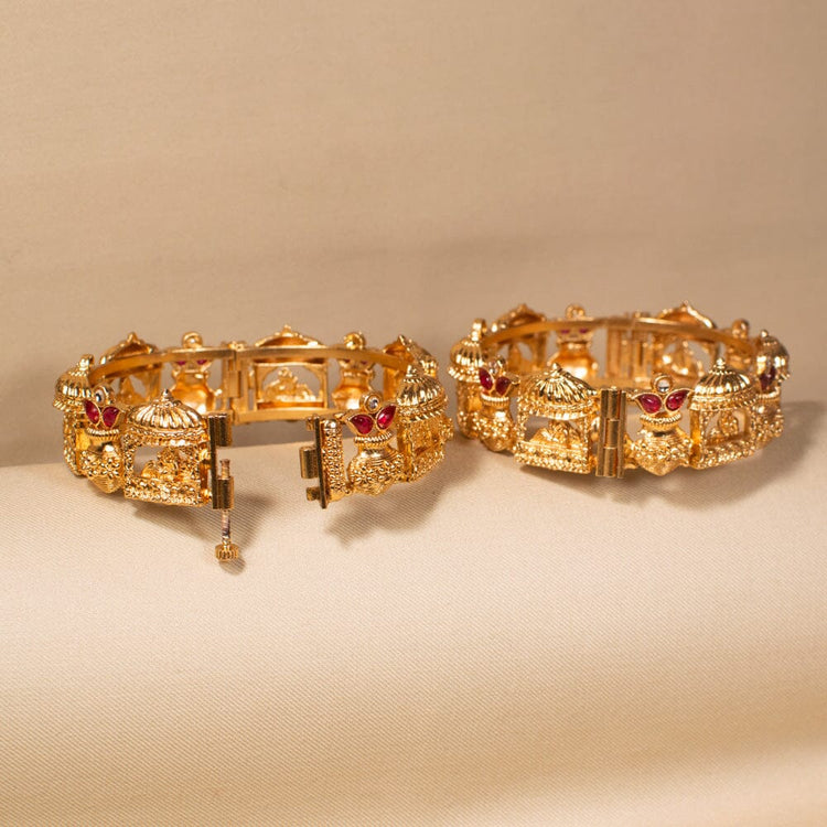 Gopuram Openable Kada - Pratha Collection